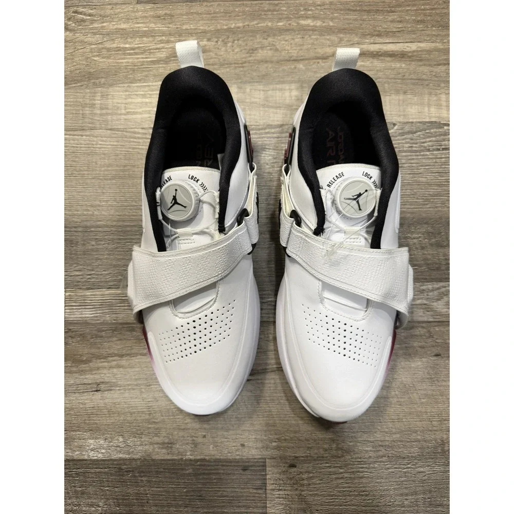 Air Jordan Rev Golf Shoes White Black Team Red Men's Size 6.5 New FV6338-104